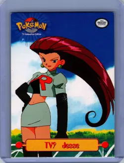 Pokemon TOPPS TV ANIMATION SERIES 1 # TV9 JESSE Lightly played - Image 1