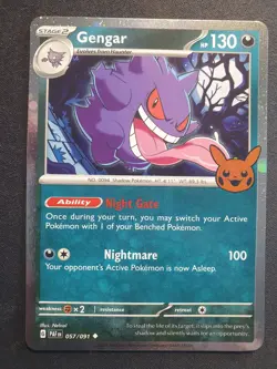 Pokemon 057/091 Gengar Holo Promo Trick or Trade NM EN - Image 1