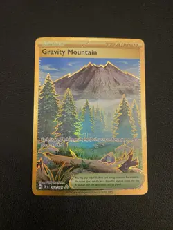 Pokemon Gravity Mountain Trainer Hyper Rare Full Art Holo Sv08 250/191 - Image 1