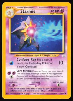 Starmie #25/64 Neo Revelation - Pokemon TCG - Moderately played - Image 1
