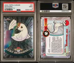 PSA 9 Dewgong • Topps Chrome Pokemon TV 2000 - Image 2