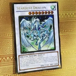 Stardust Dragon GLD3-EN037 Gold Series 3 Gold Rare Limited Edition Yu-Gi-Oh - Image 1