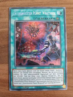 Yu-Gi-Oh! PHHY-DE059 Unterdruckter Planet Wraitsoth Secret Rare NM 1st Ed - Image 1