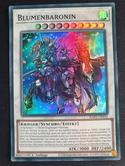Yu-Gi-Oh! RA01-DE034 Blumenbaronin Super Rare NM 1st Ed - Image 1