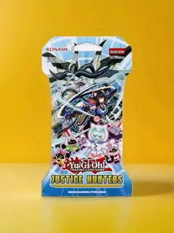 Yu-Gi-Oh Justice Hunters Sleeved ( 1 Booster Pack ) English 1st Edition - Image 1