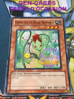 CARTE Yu Gi Oh EPINETTE LA ROSE NATURIA HA02-FR041 1ere edition - Image 1