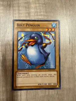 Yu-Gi-Oh! Bolt Penguin PRIO-EN090 Primal Origin 1st Edition Gem Mint - Image 1