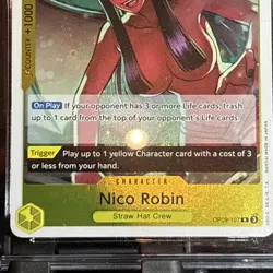 Nico Robin CHC Mint 9 One Piece (2024) Emperors In The New World Op09-107 Rare - Image 4