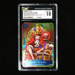 CGC 10 GEM MINT 2023 One Piece JPN Monkey D. Luffy P-043 P - Image 2