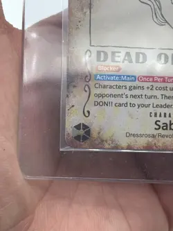 🏴‍☠ One Piece Sabo Wanted Poster SP OP13-120 Carrying On His Will Foil 🏴‍☠ - Image 3