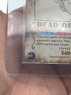 🏴‍☠ One Piece Sabo Wanted Poster SP OP13-120 Carrying On His Will Foil 🏴‍☠ - Image 4