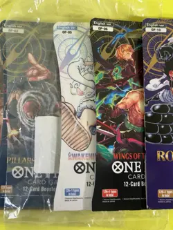 One Piece OP-02 -03 -05 -06 -10 Sealed Sleeved Booster Packs English Lot of 5 - Image 3