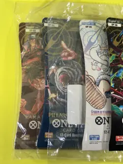One Piece OP-02 -03 -05 -06 -10 Sealed Sleeved Booster Packs English Lot of 5 - Image 4