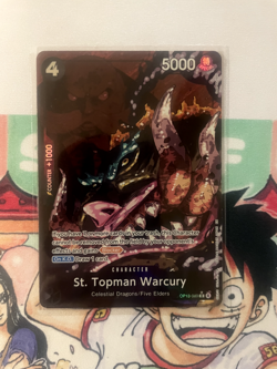 St. Topman Warcury OP13-089 Rare Alternative Art One Piece CCG - Image 1