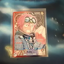 Koby (001) (Alternate Art) OP11-001 A Fist of Divine Speed Foil One Piece TCG - Image 1