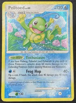 Politoed - 12/146 - Pokemon Legends Awakened Holo Card MP - Image 1