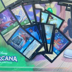 Disney Lorcana 100 card Rise of the Floodborn Set 2 mystery bundle bulk job lot - Image 4