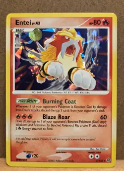 Entei Secret Wonders 4/132 Rare Cracked Ice Holo NM - ungraded Pokemon Card - Image 1