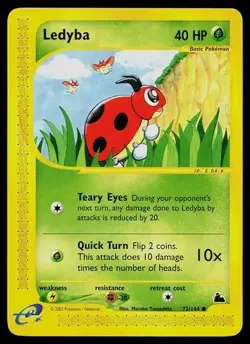 Pokemon Card - Ledyba Skyridge 72/144 Common - Image 1