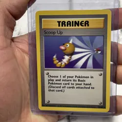 Scoop Up - 78/102 - Pokemon Base Set Unlimited Rare Card WOTC Vintage NM Vtg TCG - Image 1