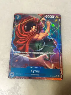 Kyros OP10-046 SR Foil Royal Blood One Piece CCG English Edition Alt Art NM Card - Image 1