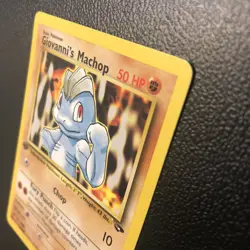 Giovanni's Machop 72/132 Gym Challenger First Edition Pokemon Card Mint - Image 4