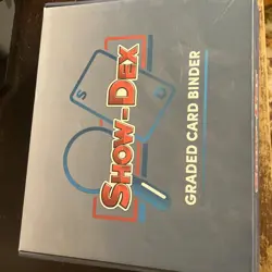 Show-Dex Graded Card Binder Slab Binder Folder PSA MGC etc - 20 Slabs Storage - Image 1