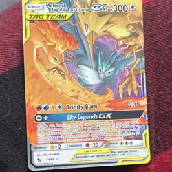 Pokemon Moltres & Zapdos & Articuno GX Hidden Fates Tag Team GX Holo Card - Image 1
