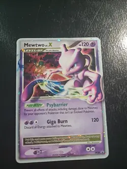 Mewtwo Lv. X - DP28 - Pokemon Diamond & Pearl Promo Ultra Rare Card LP/MP - Image 1