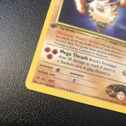 Brock's Primeape 35/132 Gym Challenge 1st First Edition Pokemon Card Mint Look! - Image 2