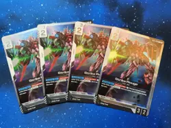Gundam TCG GD01 Rare White 4-Card Play Sets - Select Your Cards From List - Image 2