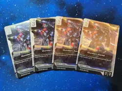 Gundam TCG GD01 Rare White 4-Card Play Sets - Select Your Cards From List - Image 3