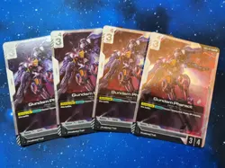 Gundam TCG GD01 Rare White 4-Card Play Sets - Select Your Cards From List - Image 4