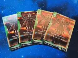 Gundam TCG GD01 Rare Green 4-Card Play Sets - Select Your Cards From List - Image 4