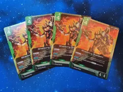 Gundam TCG GD01 Rare Green 4-Card Play Sets - Select Your Cards From List - Image 5