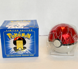 Pokemon Burger King 23k Gold Plated Trading Card Mewtwo Sealed In Blue Box, New - Image 1