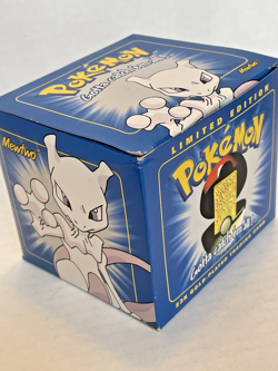 Pokemon Burger King 23k Gold Plated Trading Card Mewtwo Sealed In Blue Box, New - Image 3