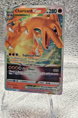 Pokemon TCG Charizard VSTAR Crown Zenith Holo Ultra Rare Card 019/159 NM - Image 1