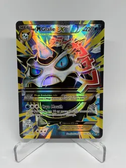 Pokemon M Glalie EX (Full Art) 156/162 XY - BREAKthrough Holo card Mega NM - Image 1