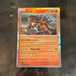 Entei 030/197 Pokemon Card Pokemon TCG Holo - Image 1