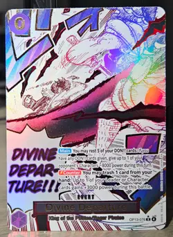 One Piece Card Game - Divine Departure - (Alt Art / Manga) - OP13-076 - English - Image 1