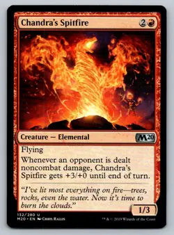Chandra's Spitfire Magic the Gathering Core Set 2020 M20 MTG Card FREE SHIPPING - Image 3