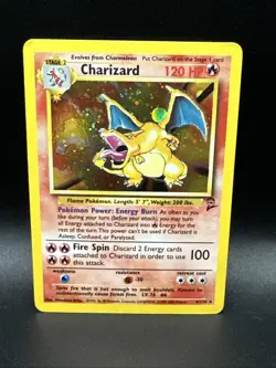 Pokemon TCG Charizard Base Set 2 Holo Unlimited Rare Card 4/130 - Image 1