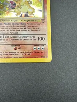 Pokemon TCG Charizard Base Set 2 Holo Unlimited Rare Card 4/130 - Image 2