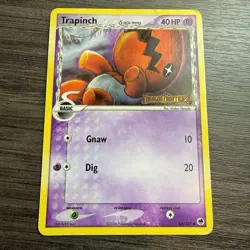 TRAPINCH EX Dragon Frontiers POKEMON Delta Species 2006 Holo Trading Card 68/101 - Image 1