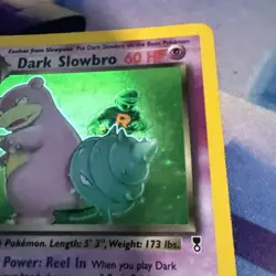 Pokemon TCG Dark Slowbro Holo Rare Card 8/110 Legendary Collection 2002 - Image 2