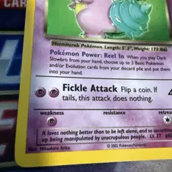 Pokemon TCG Dark Slowbro Holo Rare Card 8/110 Legendary Collection 2002 - Image 4