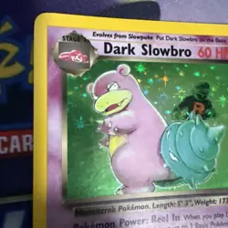 Pokemon TCG Dark Slowbro Holo Rare Card 8/110 Legendary Collection 2002 - Image 5