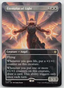 Exemplar of Light (Borderless) FDN #297 R Normal NM - Image 1