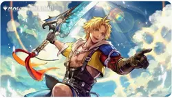 Final Fantasy Tidus PLAY MAT PLAYMAT ULTRA PRO MTG - Image 1